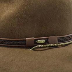 Tempest - Scala Crushable Wool Felt Outback Hat -Bailey Store h df212 kaki 4a