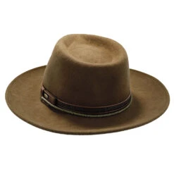 Tempest - Scala Crushable Wool Felt Outback Hat -Bailey Store h df212 kaki 5a