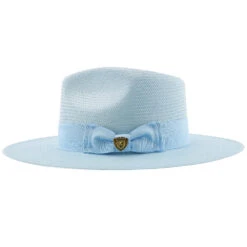 Estate - Dobbs Straw Fedora Hat 35 Estate - Dobbs Straw Fedora Hat -Bailey Store h dseste turq 2a