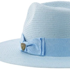 Estate - Dobbs Straw Fedora Hat 37 Estate - Dobbs Straw Fedora Hat -Bailey Store h dseste turq 3a