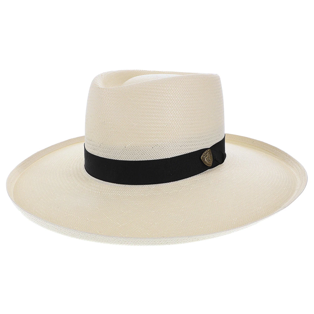 San Juan - Dobbs Shantung Straw Fedora Hat 5 San Juan - Dobbs Shantung Straw Fedora Hat - Image 5