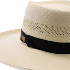 San Juan - Dobbs Vented Shantung Straw Fedora Hat 24 San Juan - Dobbs Vented Shantung Straw Fedora Hat -Bailey Store h dsvsjn nat 3a