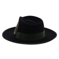 Cool Kid - Dobbs Wool Felt Fedora Hat -Bailey Store h dwcokdb black 3 65c83a57 69a6 44bf 84ca 90b391e1936d