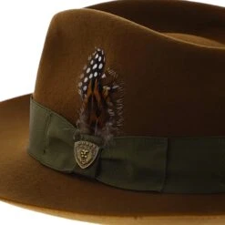 Cool Kid - Dobbs Wool Felt Fedora Hat -Bailey Store h dwcokdb cognac 4