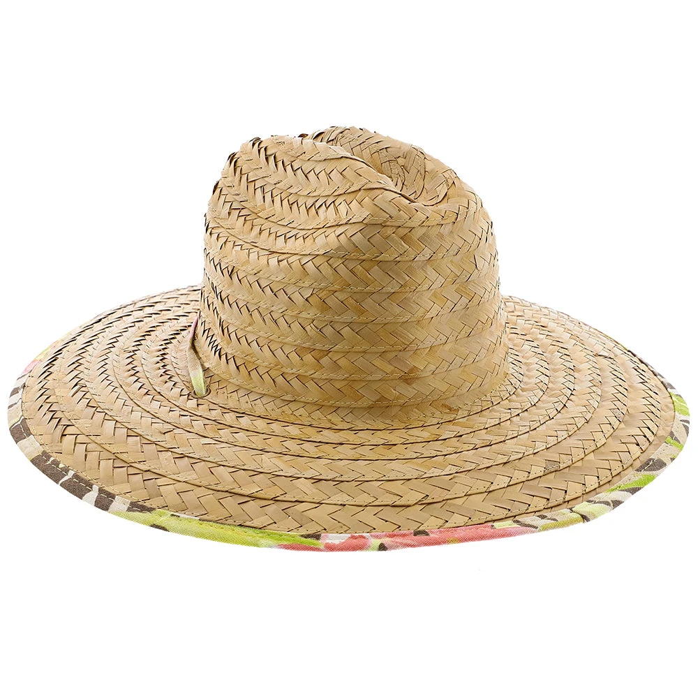 Palm Island - Natural Buri Braid Lifeguard Wide Brim Hat 2 Palm Island - Natural Buri Braid Lifeguard Wide Brim Hat - Image 2