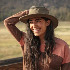 Tilley LTM6 Airflo - Wide Brim Nylon Outback Hat -Bailey Store h ltm6 girl copy