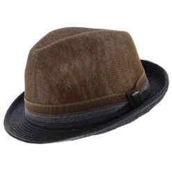 Backstage - Dorfman Pacific Toyo Straw Fedora Hat -Bailey Store h ms433os brown 0 10c8c7e7 4248 4671 87b3 77aba56a65a6