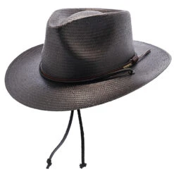 Belgrade - Stetson Shantung Straw Western Hat -Bailey Store h osblgd blk 1a