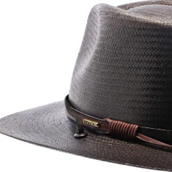 Belgrade - Stetson Shantung Straw Western Hat -Bailey Store h osblgd blk 4a