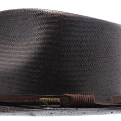 Belgrade - Stetson Shantung Straw Western Hat -Bailey Store h osblgd blk 5a