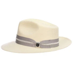 Bennett - Stacy Adams Toyo Straw Fedora Hat -Bailey Store h sa678 white 1