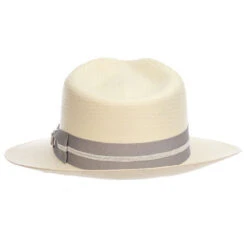 Bennett - Stacy Adams Toyo Straw Fedora Hat -Bailey Store h sa678 white 2