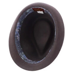 Accord - Santana Wool Felt Fedora Hat -Bailey Store h san371 grey 6