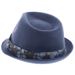 Accord - Santana Wool Felt Fedora Hat -Bailey Store h san371 mist 3
