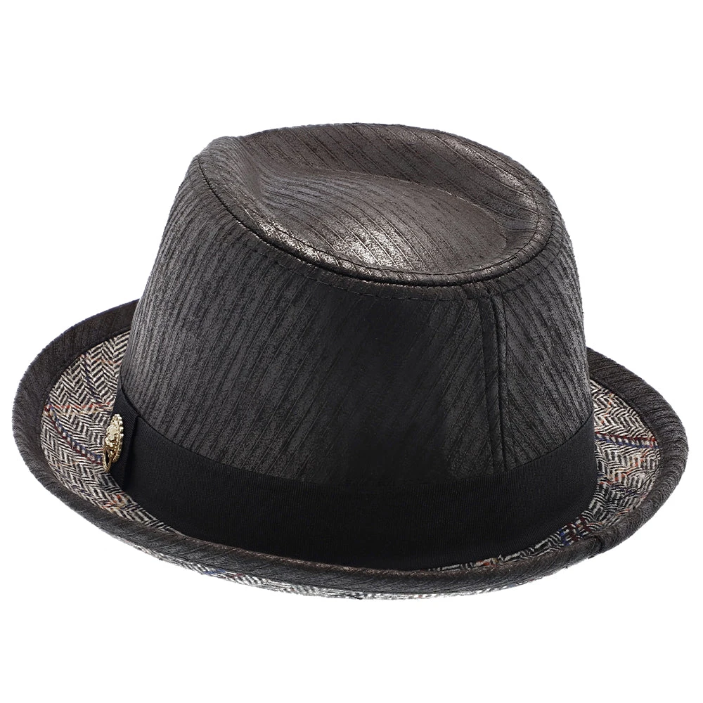 Santana Road Master Stingy Brim Fabric Fedora Hat 7 Santana Road Master Stingy Brim Fabric Fedora Hat - Image 7
