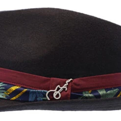 Selbo - Santana Wool Felt Fedora Hat 25 Selbo - Santana Wool Felt Fedora Hat -Bailey Store h san397 blk 5a