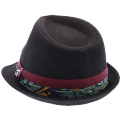 Selbo - Santana Wool Felt Fedora Hat 27 Selbo - Santana Wool Felt Fedora Hat -Bailey Store h san397 blk 6a