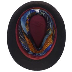 Selbo - Santana Wool Felt Fedora Hat 26 Selbo - Santana Wool Felt Fedora Hat -Bailey Store h san397 blk 7a