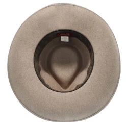 Nomad - Santana Wool Felt Fedora Hat -Bailey Store h san398 stone 6a