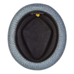 Century - Stacy Adams Wool Felt Fedora Hat With Paper Braid Brim -Bailey Store h saw700 pcfc 3