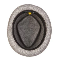 Century - Stacy Adams Wool Felt Fedora Hat With Paper Braid Brim -Bailey Store h saw700 grnt 3