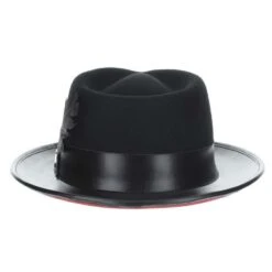 Provo - Stacy Adams Wool Felt Fedora Hat 13 Provo - Stacy Adams Wool Felt Fedora Hat -Bailey Store h saw708 blk 3a