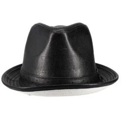Stacy Adams Halden Vegan Leather Fedora Hat -Bailey Store h saw712 blk 1a 66f59383 66ff 4106 8fac b7c941ba3a3d