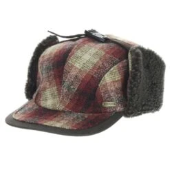 Waddy - Stetson Wool Blend Winter Cap W/ Ear Flaps -Bailey Store h stw410 burg 0a 8583929d cc29 4117 9b3f de787251e935