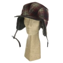 Waddy - Stetson Wool Blend Winter Cap W/ Ear Flaps -Bailey Store h stw410 burg 1a