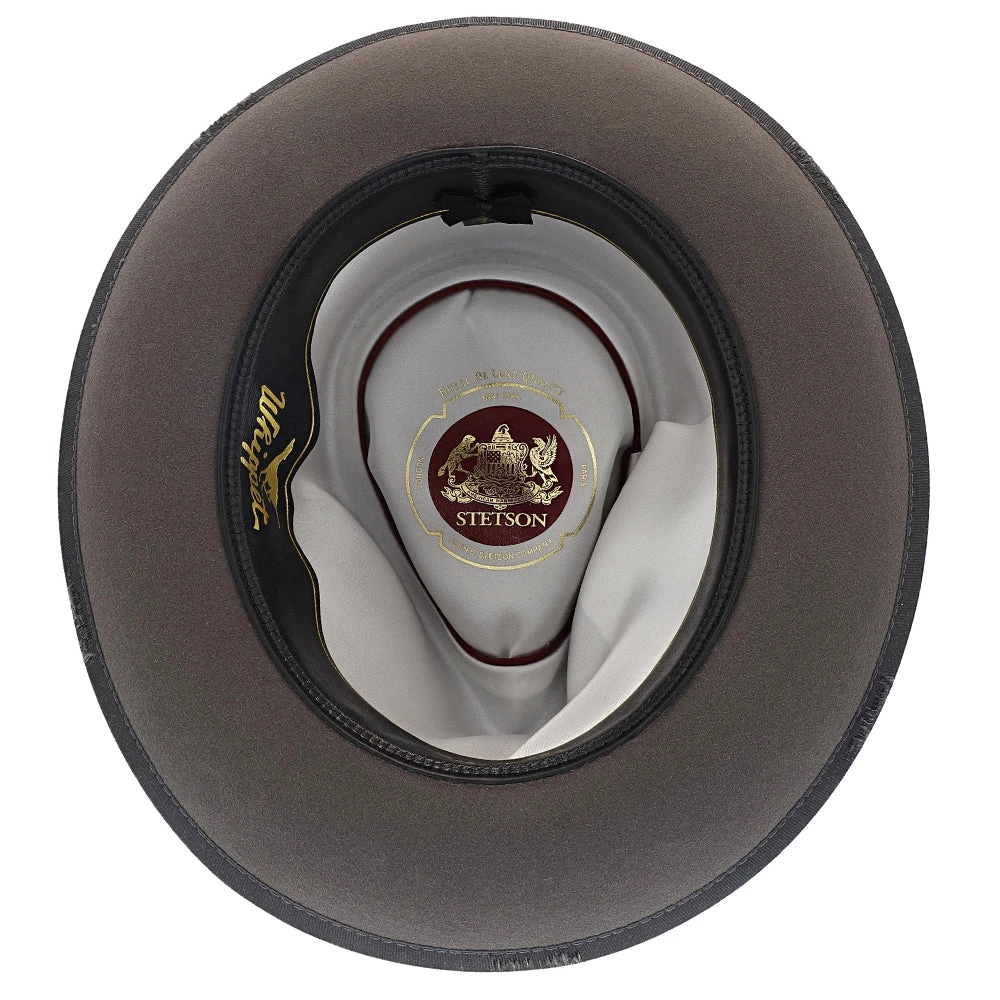 Whippet Distressed - Stetson Fur Felt Fedora Hat 16 Whippet Distressed - Stetson Fur Felt Fedora Hat - Image 16