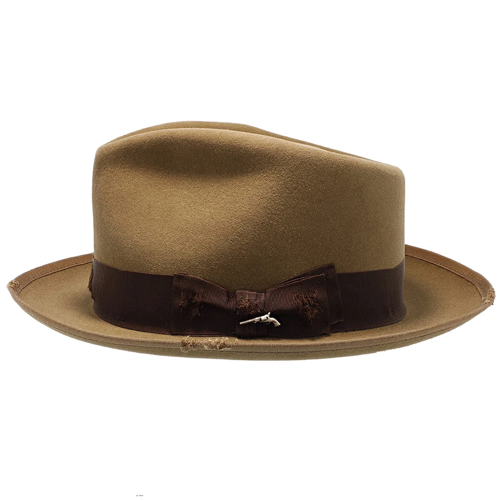 Whippet Distressed - Stetson Fur Felt Fedora Hat 19 Whippet Distressed - Stetson Fur Felt Fedora Hat - Image 19