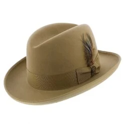 Homburg - Stetson Fur Felt Homburg Hat - TFHOMBB -Bailey Store h tfhombb 0 4229a090 ce53 4c13 bf15 36545e0832d3