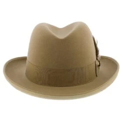 Homburg - Stetson Fur Felt Homburg Hat - TFHOMBB -Bailey Store h tfhombb 1