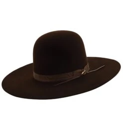 Smith - Stetson Fur Felt Open Crown Western Hat -Bailey Store h tfsmith chocolate 0