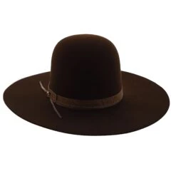 Smith - Stetson Fur Felt Open Crown Western Hat -Bailey Store h tfsmith chocolate 3 1d7da192 a239 4a8a 896a d1f35024d1c0