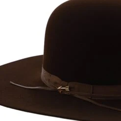 Smith - Stetson Fur Felt Open Crown Western Hat -Bailey Store h tfsmith chocolate 4