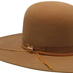 Smith - Stetson Fur Felt Open Crown Western Hat -Bailey Store h tfsmth chestnut 3a