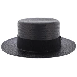 Keeneland - Stetson Shantung Straw Boater Hat 29 Keeneland - Stetson Shantung Straw Boater Hat -Bailey Store h tskeld blk 1a