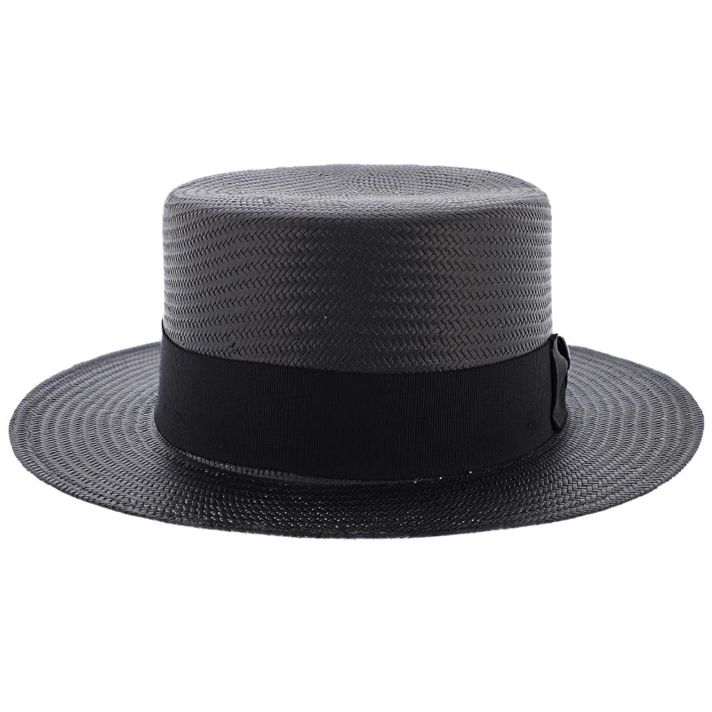 Keeneland - Stetson Shantung Straw Boater Hat 10 Keeneland - Stetson Shantung Straw Boater Hat - Image 10