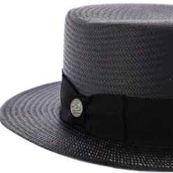 Keeneland - Stetson Shantung Straw Boater Hat 32 Keeneland - Stetson Shantung Straw Boater Hat -Bailey Store h tskeld blk 3a