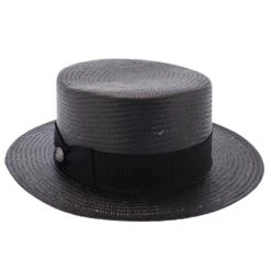 Keeneland - Stetson Shantung Straw Boater Hat 31 Keeneland - Stetson Shantung Straw Boater Hat -Bailey Store h tskeld blk 5a