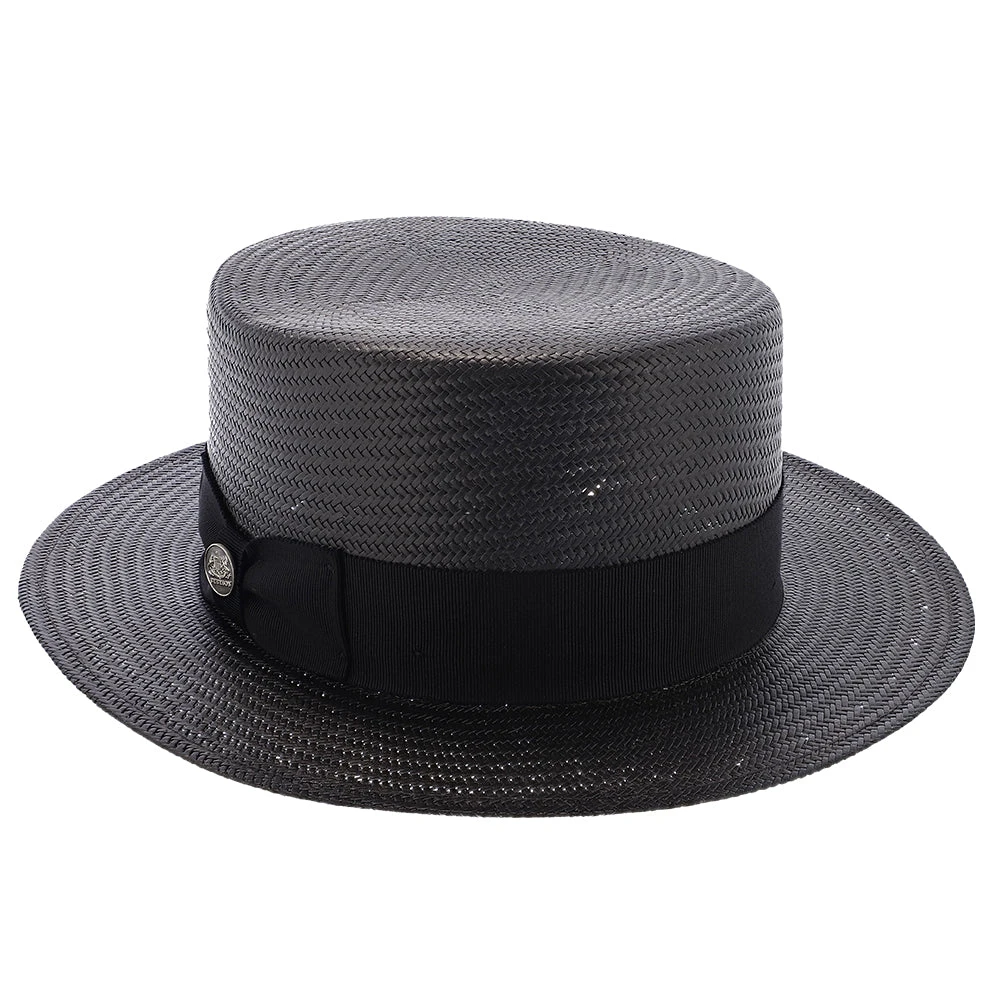 Keeneland - Stetson Shantung Straw Boater Hat 12 Keeneland - Stetson Shantung Straw Boater Hat - Image 12