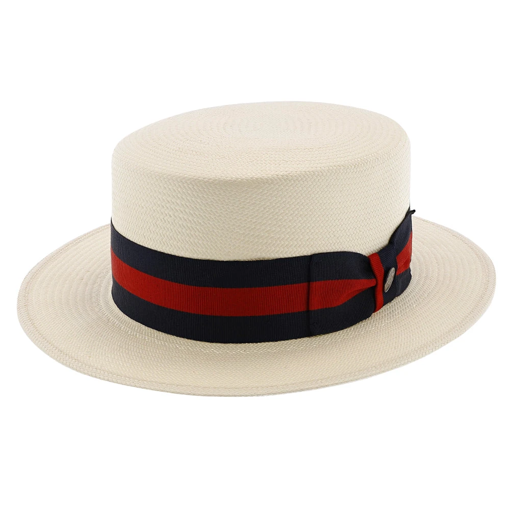 Keeneland - Stetson Shantung Straw Boater Hat 5 Keeneland - Stetson Shantung Straw Boater Hat - Image 5
