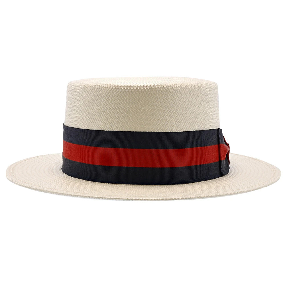Keeneland - Stetson Shantung Straw Boater Hat 3 Keeneland - Stetson Shantung Straw Boater Hat - Image 3