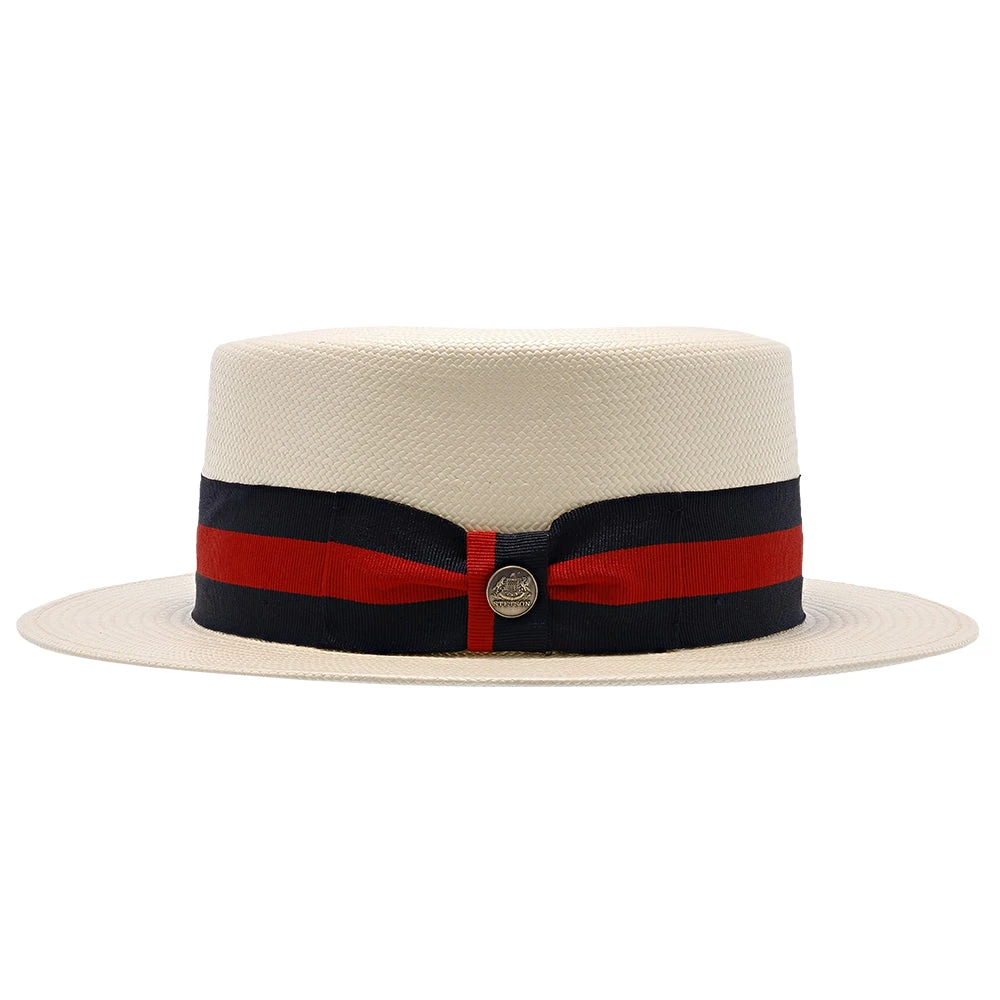 Keeneland - Stetson Shantung Straw Boater Hat 4 Keeneland - Stetson Shantung Straw Boater Hat - Image 4