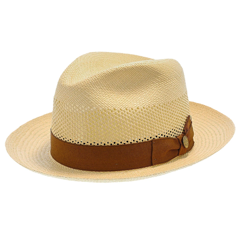 Brentwood - Stetson Shantung Straw Fedora Hat 11 Brentwood - Stetson Shantung Straw Fedora Hat - Image 11