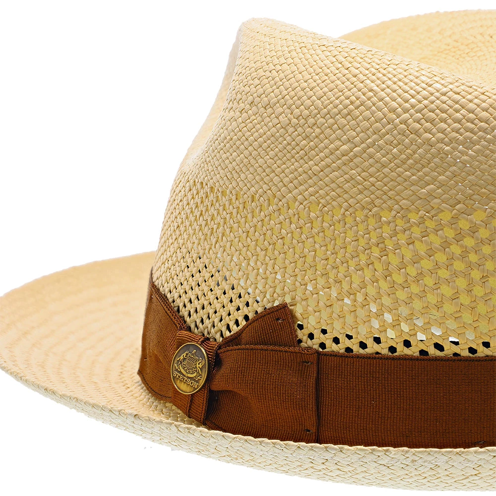 Brentwood - Stetson Shantung Straw Fedora Hat 13 Brentwood - Stetson Shantung Straw Fedora Hat - Image 13