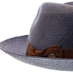 Brentwood - Stetson Shantung Straw Fedora Hat 25 Brentwood - Stetson Shantung Straw Fedora Hat -Bailey Store h tsmoor navy 5a