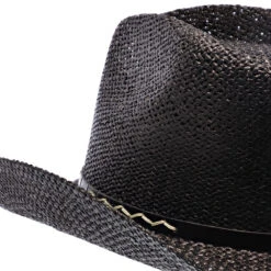 Onyx - Stetson Twisted Paper Straw Hat -Bailey Store h tsonyx blk 3a