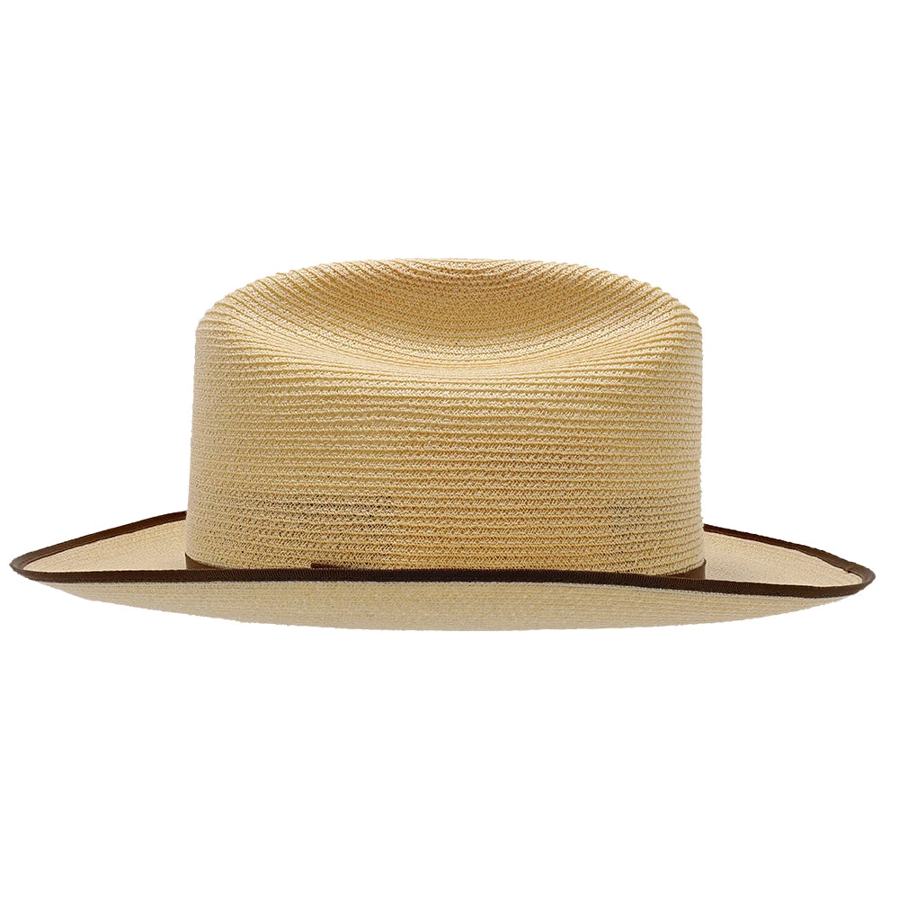 Open Road - Stetson Hemp Straw Fedora Hat 3 Open Road - Stetson Hemp Straw Fedora Hat - Image 3